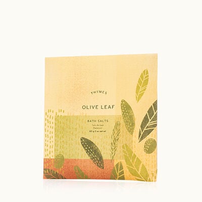 Olive Leaf Bath Salts Envelope
